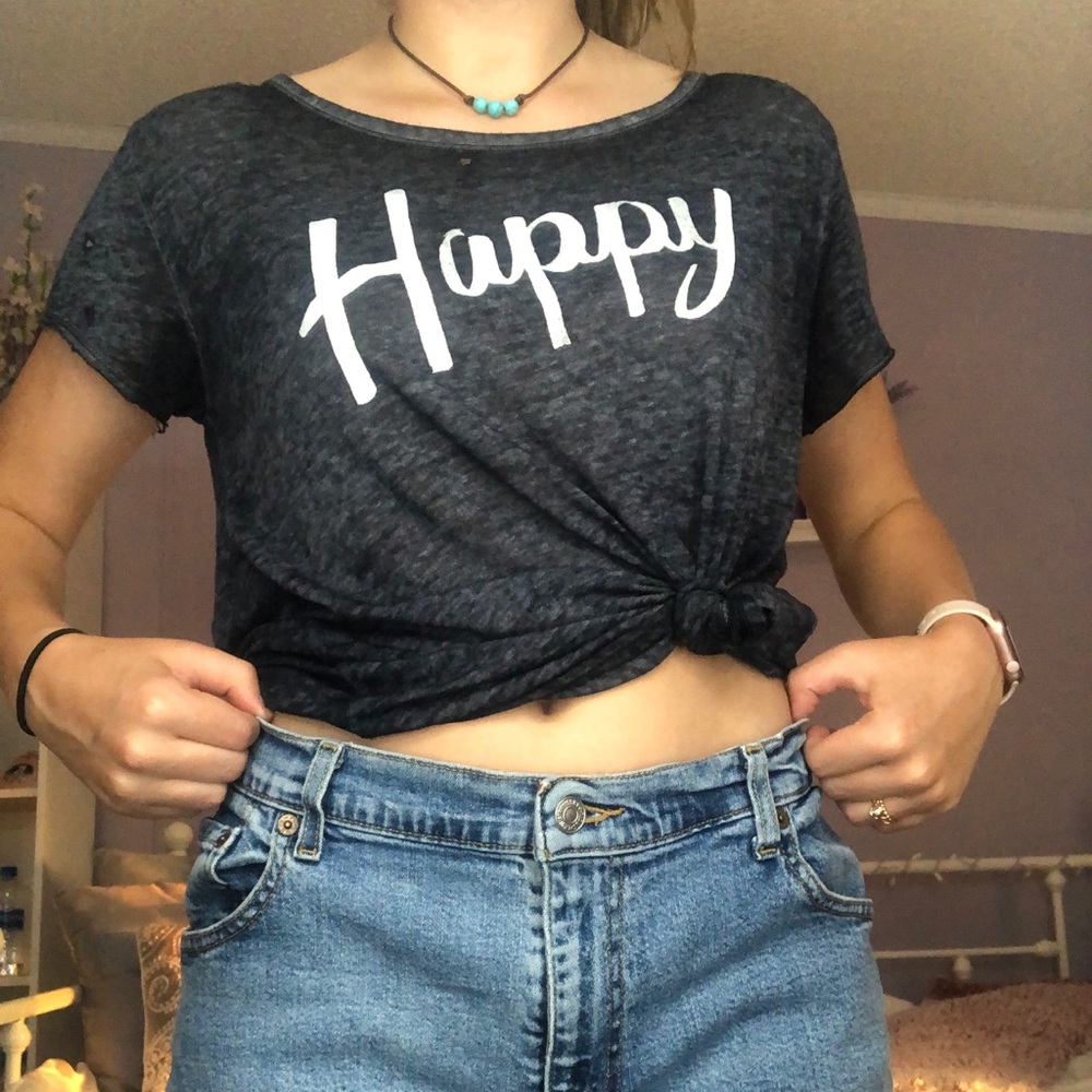 Happy hollister shirt